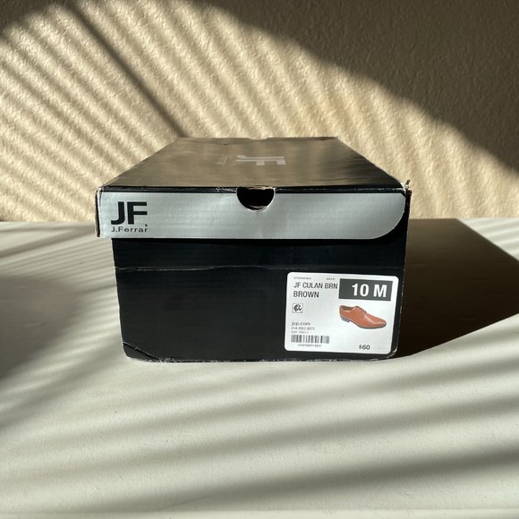 JF J.Ferrar Brown Oxford Mens Shoe Size 10M CULAN - Picture 10 of 10